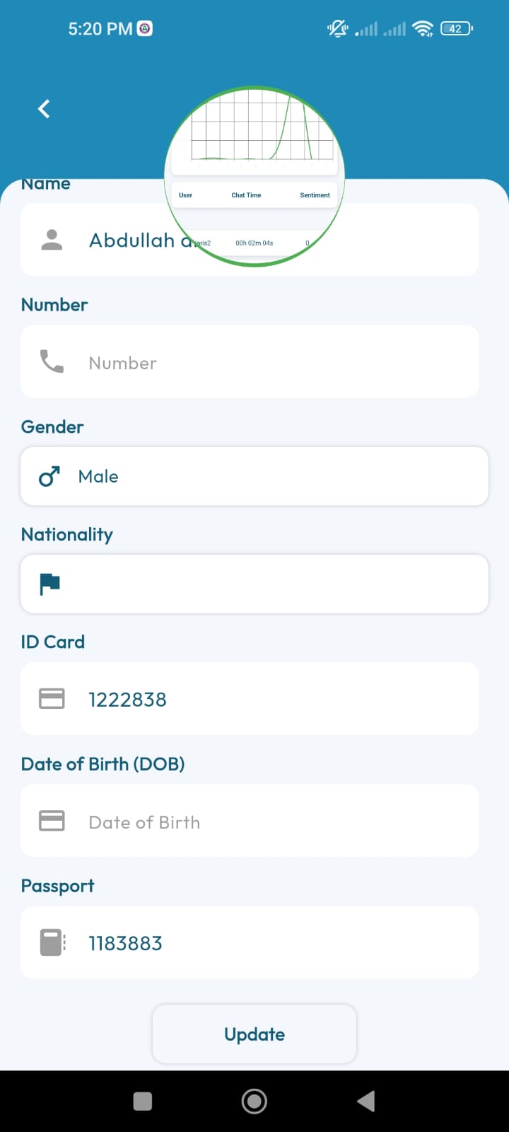 RateOp mobile app screen 36